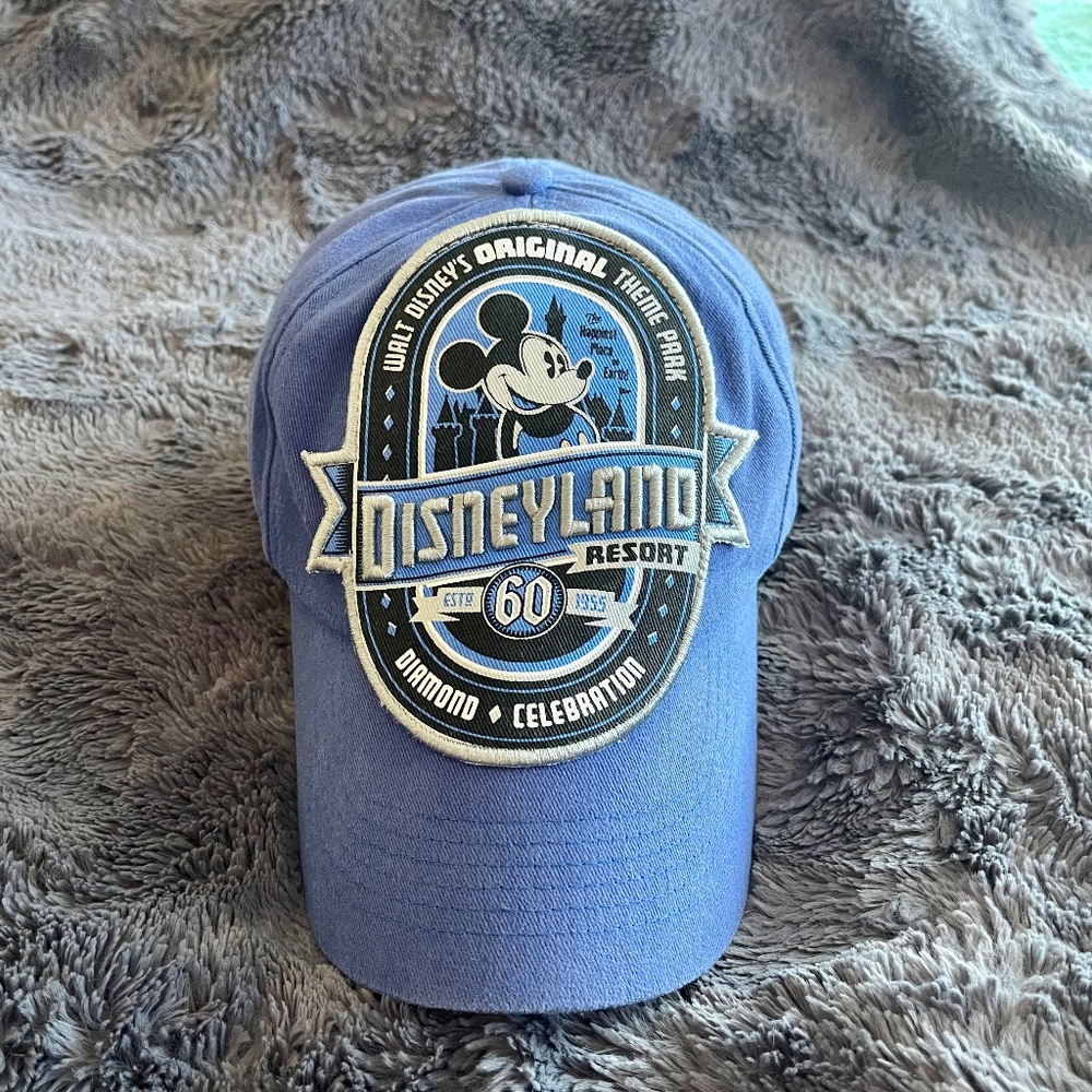 Walt Disney's 60th Year Diamond Disneyland Resort Celebration Baseball Cap-Youth